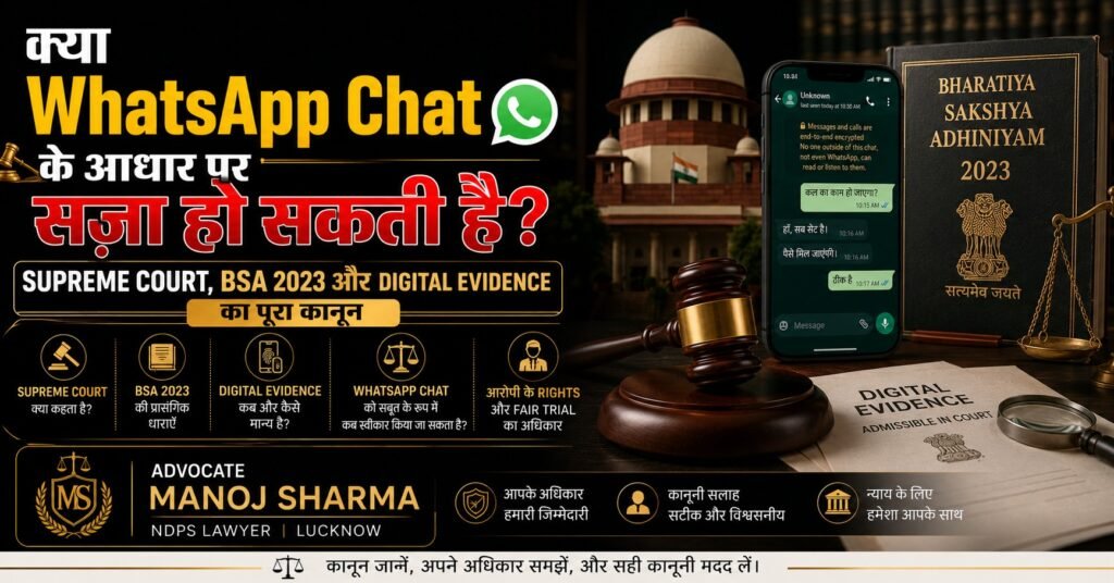 WhatsApp Chat Evidence in Court | BSA 2023 & Supreme Court Guide