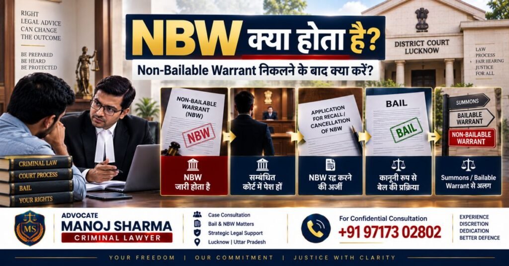 Non-Bailable Warrant NBW और Bail की कानूनी जानकारी